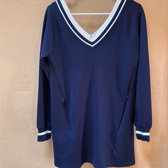 Offline by Aerie Navy Long Sleeve Dress - Picture 2 of 6